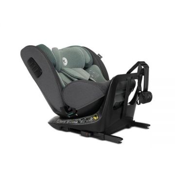Scaun auto pentru copii Lorelli Monza Green i-Size, isofix, rotativ, reglabil, anti rebound bar, protectie laterala SPS, husa detasabila, 40-150 cm