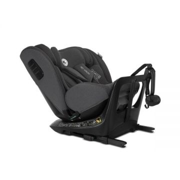 Scaun auto pentru copii Lorelli Monza Grey i-Size, isofix, rotativ, reglabil, anti rebound bar, protectie laterala SPS, husa detasabila, 40-150 cm