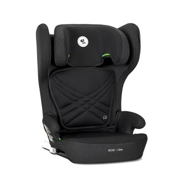 Scaun auto pentru copii Lorelli Rigel Black i-Size, isofix, pliabil pentru depozitare usoara, tetiera reglabila, 3 ani-12 ani, 100-150 cm
