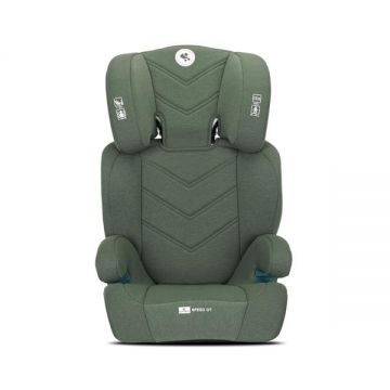 Scaun auto pentru copii Lorelli Speed GT Green i-Size, isofix, transformabil in inaltator auto, tetiera reglabila, cotiere, husa detasabila, 3-12 ani, 100-150 cm