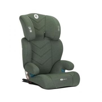 Scaun auto pentru copii Lorelli Speed GT, i-Size, Isofix, poate fi folosit ca inaltator auto, 3-12 Ani, 100-150 cm, Verde