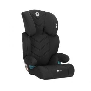 Scaun auto pentru copii Lorelli Speed, i-Size, poate fi folosit ca inaltator auto, 3-12 Ani, 100-150 cm, Negru