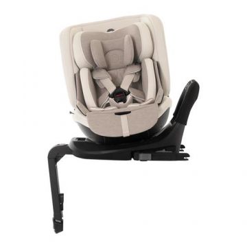 Scaun auto rotativ 360 Silver Cross Motion 2 All Size Almond, Sistem ISOFIX integrat, 0 - 4 ani (Crem)