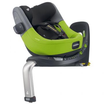 Scaun auto rotativ Swandoo Marie 5  i-Size Lime Sesame Grey, 40 - 105 cm, pana la 18 kg, Negru/Verde
