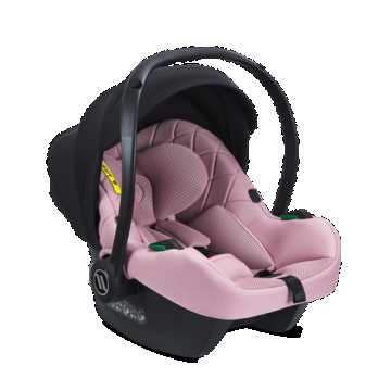 Scoica auto Avionaut Cosmo Airflow, 0 - 13 kg, i-Size, R129, Negru/Roz