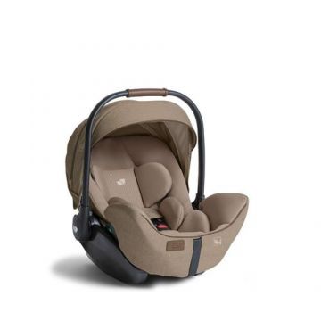 Scoica auto inclinabila Joie i-Size i-Level Pro Signature Sandstone, 40-87 cm, certificata R129,  Crem