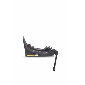 Set scoica auto si baza isofix rotativa EasyGo Buz Pro i-Size, omologat R129, cu tetiera reglabila in inaltime, copertina ajustabila, pentru copii intre 40-87 cm sau 0-13 kg, Granito
