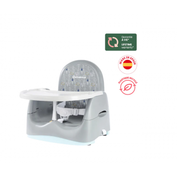 Badabulle - Booster compact Home&Go din materiale reciclabile