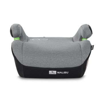 Inaltator auto cu isofix Lorelli Malibu Grey 6-12 ani, 125-150 cm, cu conectori pentru ghidaj