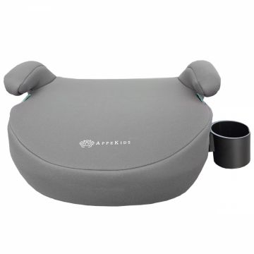 Inaltator auto pentru copii Appekids Junior Grey i-Size cu isofix 125-150 cm
