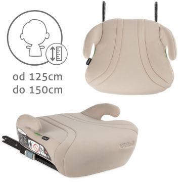 Inaltator auto pentru copii Kidwell Bono Beige cu isofix 125-150 cm