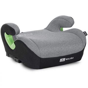 Inaltator Auto pentru Copii Malibu Isofix 6-12 Ani 125-150CM cu Conectori pentru Ghidaj Gri