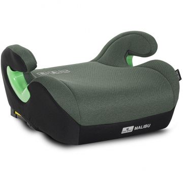 Inaltator Auto pentru Copii Malibu Isofix 6-12 Ani 125-150CM cu Conectori pentru Ghidaj Verde