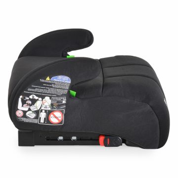 Inaltator auto pentru copii Moni Monza Basic Black 125-150 cm,Omologat R129 I-Size,fixare Isofix,husa detasabila