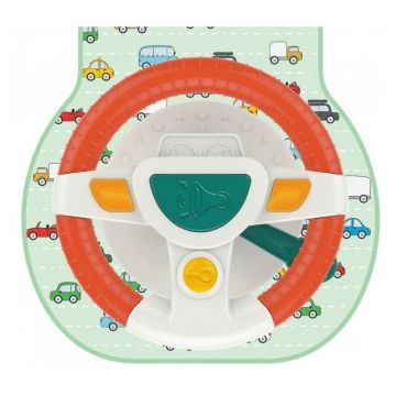 Jucarie interactiva volan muzical 60 cm multicolor