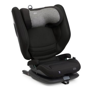 Scaun auto Chicco Fold&Go I-Size Isofix, PoshBlack (Negru), 100-150cm, 3-12ani