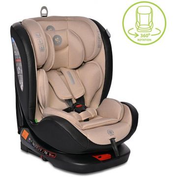 Scaun Auto Copii Ares Isofix i-Size Rotativ 360 Grade 40-150CM 0 Luni - 12 Ani Bej