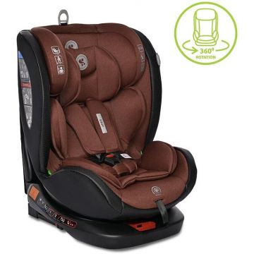 Scaun Auto Copii Ares Isofix i-Size Rotativ 360 Grade 40-150CM 0 Luni - 12 Ani Ginger