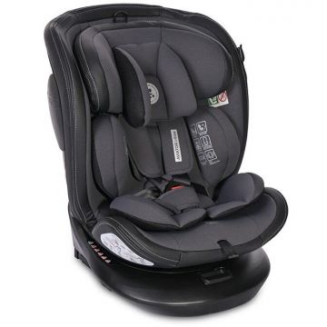 Scaun Auto Copii Aviator i-Size isofix cu Baza Rotativa 360 Grade 0 Luni - 12 Ani 40-150CM Maxim 36KG Gri