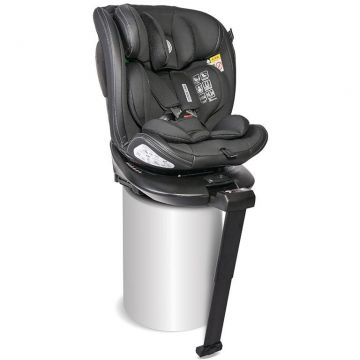Scaun Auto Copii Estate i-Size Isofix Baza Rotativa Picior de Sprijin 0 Luni-12 Ani 40-150CM Negru