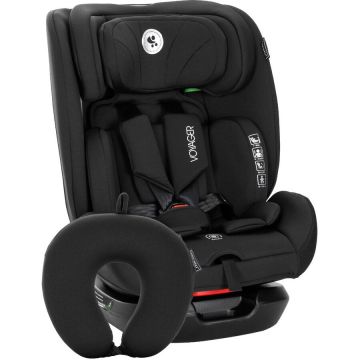 Scaun Auto Copii Voyager i-Size Pernuta de Calatorie Inclusa 0 Luni - 12 Ani 40-150CM Negru