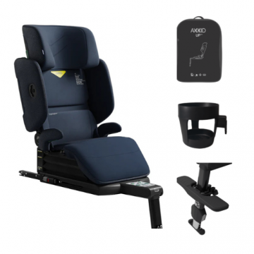 Scaun auto inaltator Axkid UP Glaciar Blue + Accesorii