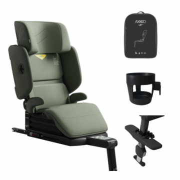 Scaun auto inaltator Axkid UP Nordic Green + Accesorii