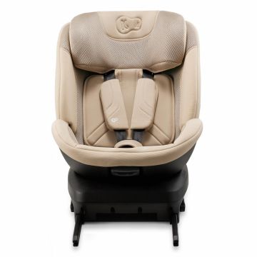 Scaun auto Kinderkraft XPedition 3 Beige i-Size 40-150 cm, Isofix, Top-Tether, Sistem Easy Spin 360, Protectie SPS, Spatar reglabil, Insertie ergonomica