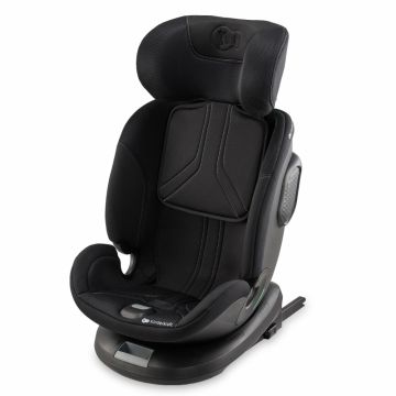Scaun auto Kinderkraft XPedition 3 Black i-Size 40-150 cm, Isofix, Top-Tether, Sistem Easy Spin 360, Protectie SPS, Spatar reglabil, Insertie ergonomica