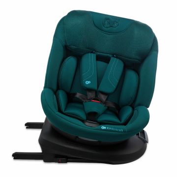 Scaun auto Kinderkraft XPedition 3 Green i-Size 40-150 cm, Isofix, Top-Tether, Sistem Easy Spin 360, Protectie SPS, Spatar reglabil, Insertie ergonomica