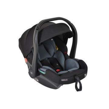 Scaun auto Nania Giselle Grey I-Size 40-87 cm, Centura de siguranta, Salteluta reductor nou nascut, Maner ergonomic reglabil 4 pozitii, Parasolar reglabil