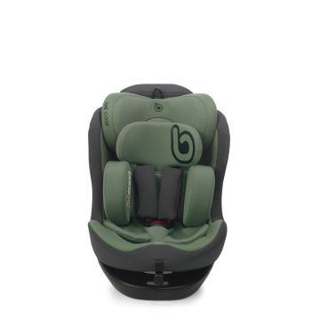 Scaun auto pentru copii Be Cool Easy Be Grass I-Size, rotire 360 grade, 40-150 cm, 0-36 kg, cu isofix si centura Top Tether, conform cu standardul european de securitate ECE R129