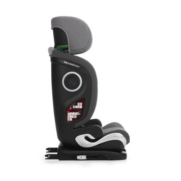 Scaun auto pentru copii Be Cool Mars Be Smoke I-Size, 100-150 cm, 4-12 ani, cu isofix, Protectie la impact lateral SPS, tetiera reglabila, conform cu standardul european de securitate ECE R129