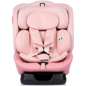 Scaun auto pentru copii Chipolino Mondial Powder Pink 40-150 cm I-Size cu spatar reglabil