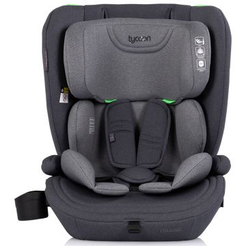 Scaun auto pentru copii Chipolino Tycoon Cloud i-Size 76-150 cm, tetiera reglabila, husa detasabila, suport pahar