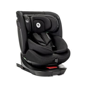 Scaun auto pentru copii Concord Pro Black 40-150 cm, isofix, picior de sprijin, rotativ 360, cu perna de calatorie, 0 luni-12 ani