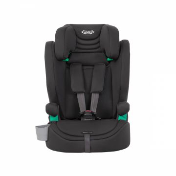 Scaun auto pentru copii Graco Eldura Midnight, 76-150 cm, i-size, tetiera reglabila