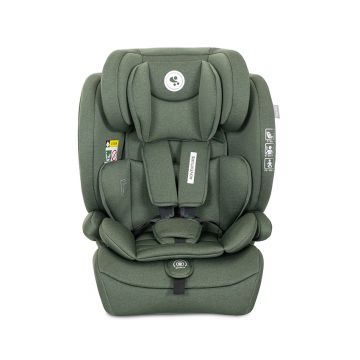 Scaun auto pentru copii Lorelli Adventure Green i-Size, 15 luni-12 ani, 76-150 cm, tetiera reglabila, husa detasabila