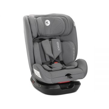 Scaun auto pentru copii Lorelli Voyager Grey i-Size, inclusa pernuta de calatorie, 0 luni-12 ani, 40-150 cm