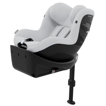 Scaun auto rotativ Cybex Sirona Gi i-Size Fog Grey cu insert nou-nascut