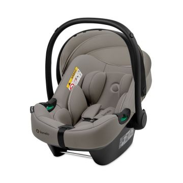 Scoica auto i-Size Lionelo Astrid Taupe 0-13 kg, 40-87 cm, cu salteluta, testat ADAC, conform cu standardul european de securitate R129