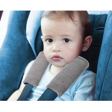 Set 2 protectii pentru centura de siguranta BabyJem gri