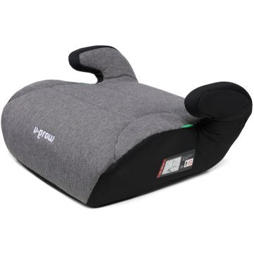 U-GROW Inaltator auto pentru copii U-Grow, 125-150cm, certificat R129, fara isofix, gri/negru