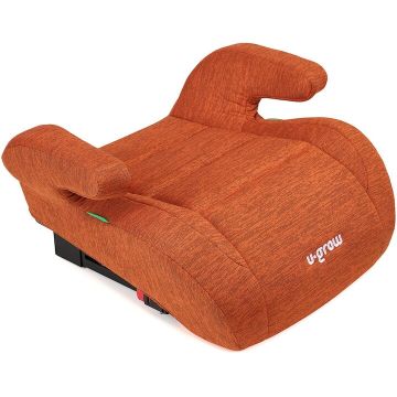 U-GROW Inaltator auto pentru copii U-Grow UG-HB53B-CRM, 125-150 cm, certificat R129, cu isofix, caramiziu