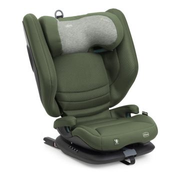 Scaun auto Chicco Fold&Go I-Size Isofix, Ever Green (Verde), 100-150cm, 3-12ani