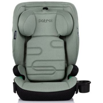 Scaun auto Chipolino Patrol I-Size 100-150 cm cu sistem Isofix matcha