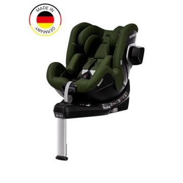 Scaun auto cu baza isofix Recaro Toron 1 Epic Green, R129 EU, 0-4 ani, cu inclinatie 170 grade si rotire 360 grade
