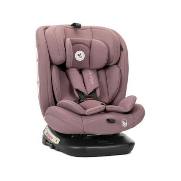 Scaun auto, Lorelli Capella, I-Size, Isofix, rotativ 360 grade, spatar reglabil 4 Pozitii, tetiera reglabila, 40-150 cm, Pink