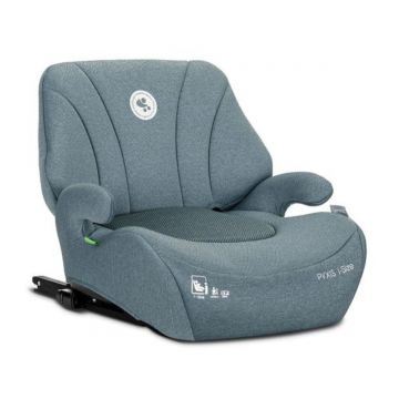 Scaun auto, Lorelli Pyxis, I-Size, Isofix, tip booster cu spatar detasabil, 125-150 cm, Blue