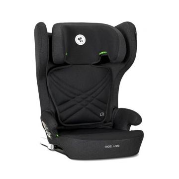 Scaun auto, Lorelli Rigel, I-Size, Isofix, pliabil pentru depozitare usoara, tetiera reglabila, 100-150 cm, Black